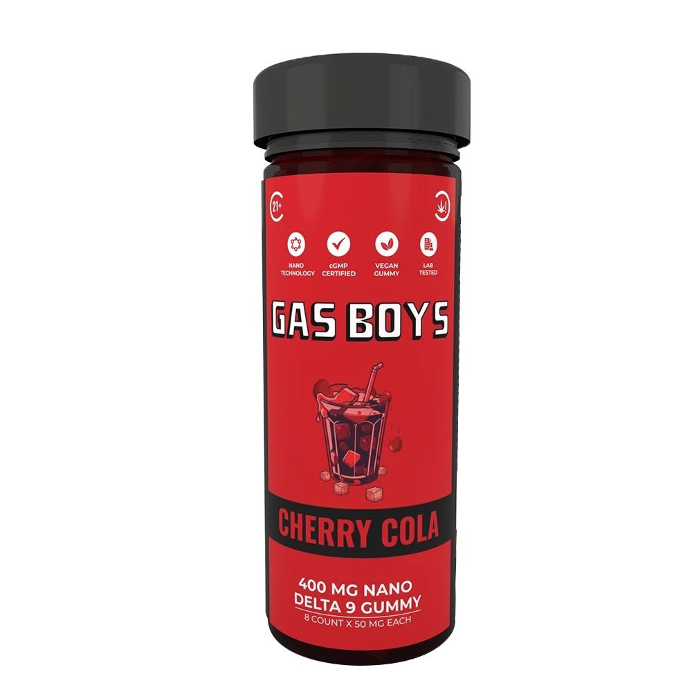 Gas Boys - Delta-9 Gummies 8 ct. [400mg], Flavor: Cherry Cola