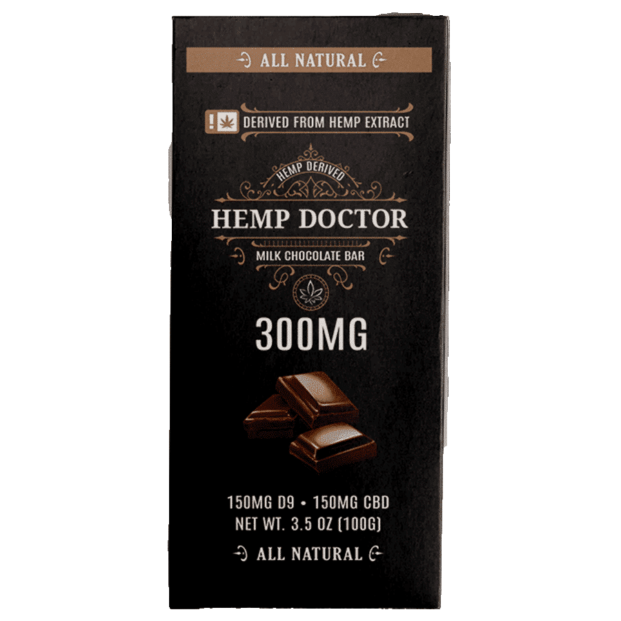 The Hemp Doctor - Milk Chocolate Bar [300mg]