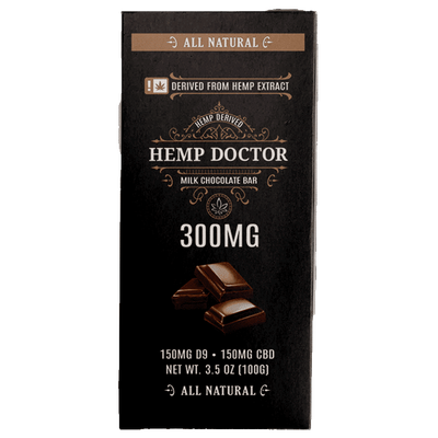 The Hemp Doctor - Milk Chocolate Bar [300mg]