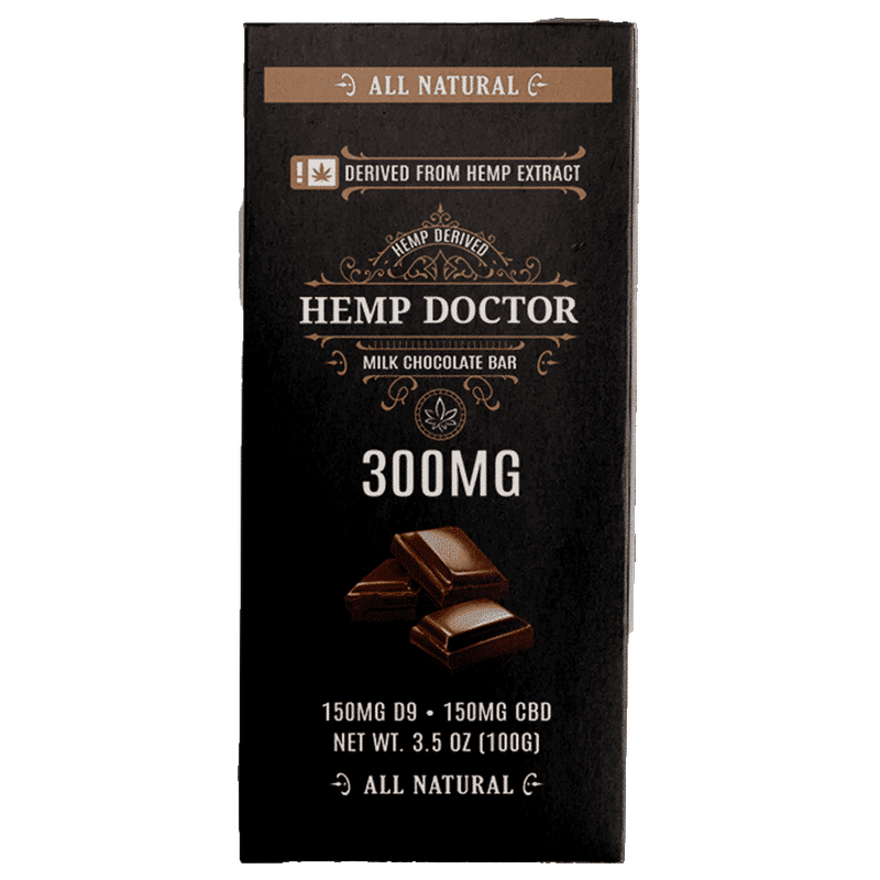 The Hemp Doctor - Milk Chocolate Bar [300mg]