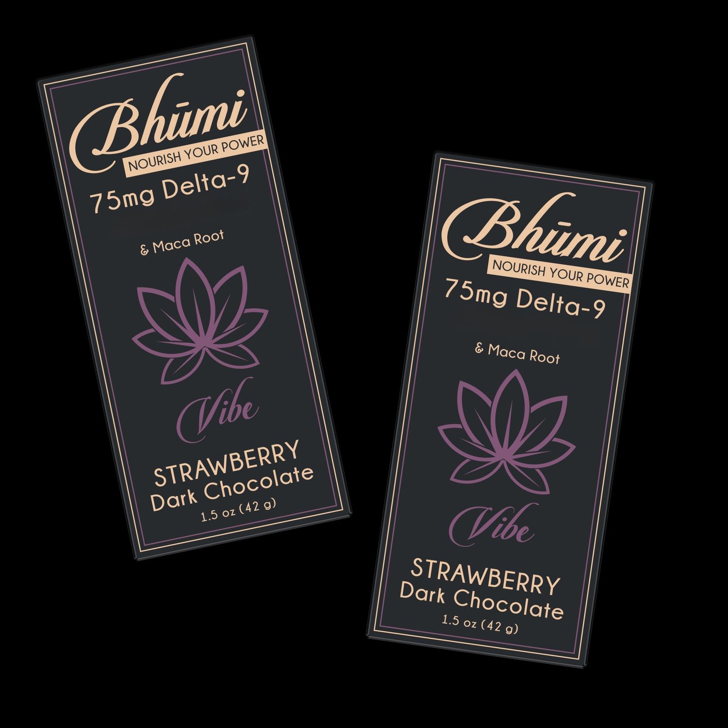 Bhumi Strawberry Libido Dark Chocolate Bar (75mg D9)