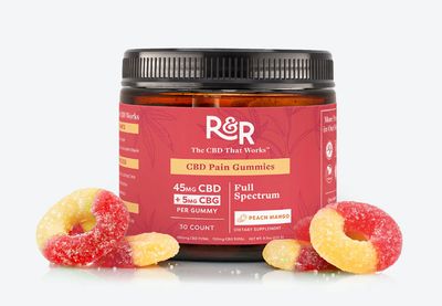 R&amp;R Medicinals | CBD Pain Gummies [45mg CBD+5mg CBG]