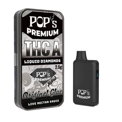 Pop&#39;s Premium Original Glue (Hybrid) THCa Liquid Diamonds | 2.5g Disposable Vape