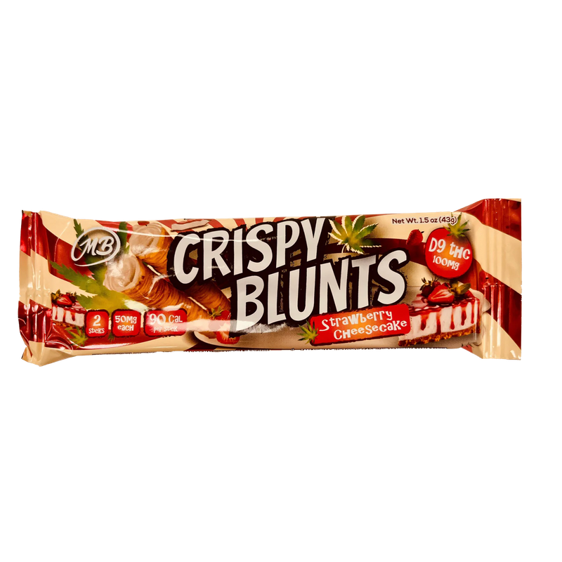 Crispy Blunts - Delta-9 Strawberry Cheesecake Straws [100mg]