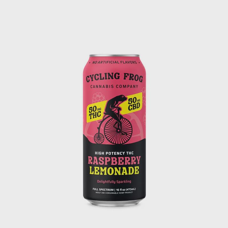 Cycling Frog High Potency THC Raspberry Lemonade [50mg]