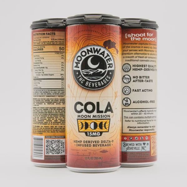 Moonwater Cola 15mg THC Soda