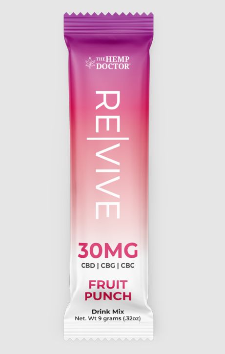 The Hemp Doctor| Revive Drink Mix – 30mg CBD + CBG + CBC