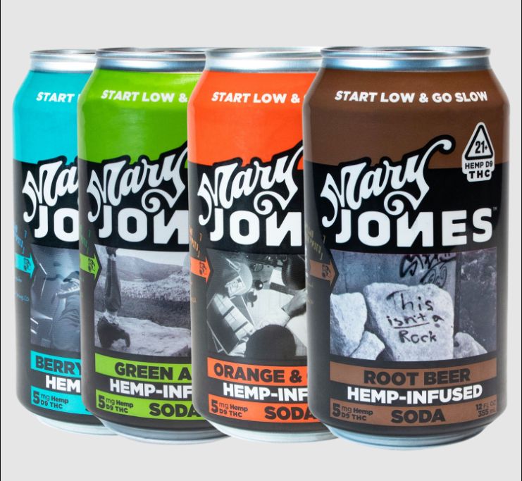 Mary Jones Infused Soda 10mg D9 THC