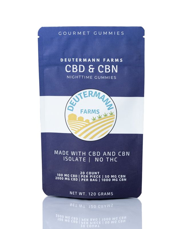 Deutermann Farms - CBD &amp; CBN Nighttime Gummies