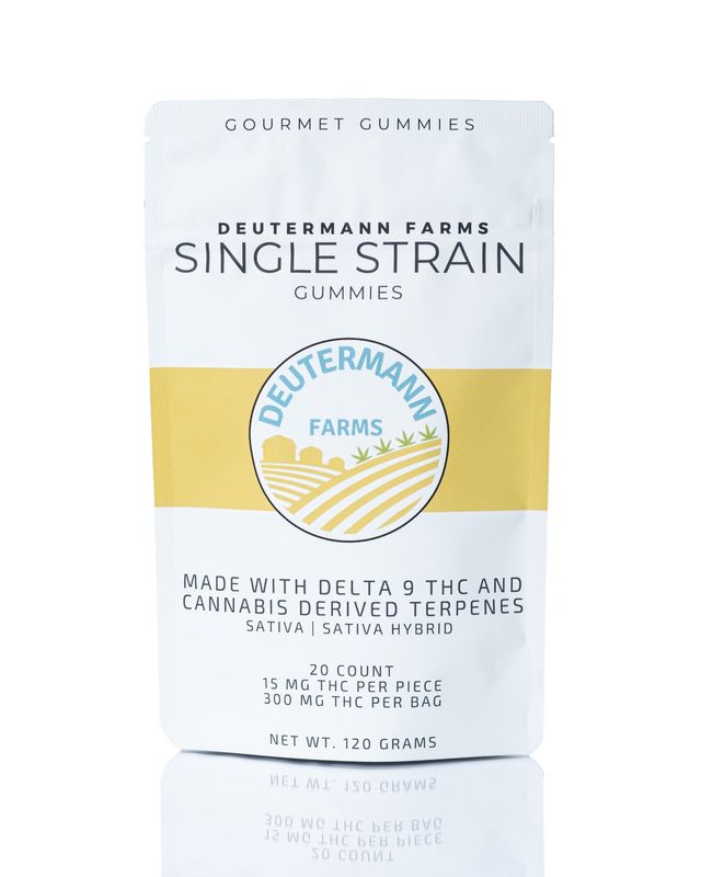 Deutermann Farms Delta 9 Single Strain Gummies - 15mg