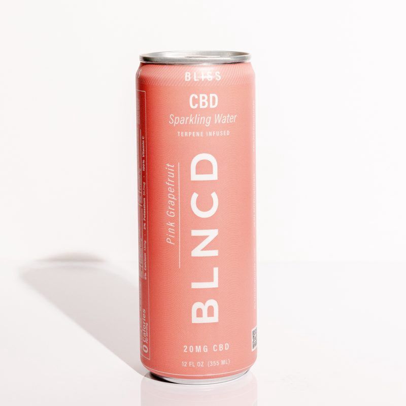 BLNCD | BLISS – CBD Sparkling Water | Pink Grapefruit