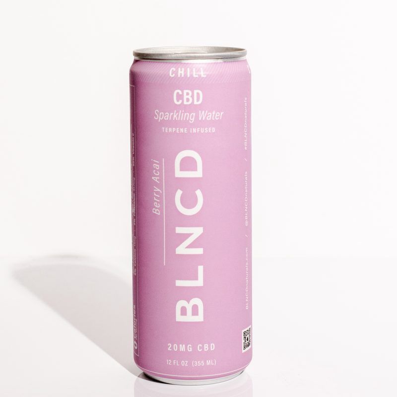 BLNCD | CHILL – CBD Sparkling Water | Berry Acai