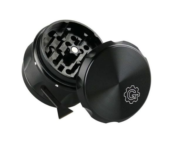 Pulsar Carver Aluminum Grinder | 4pc | 2&quot;, Color: Black
