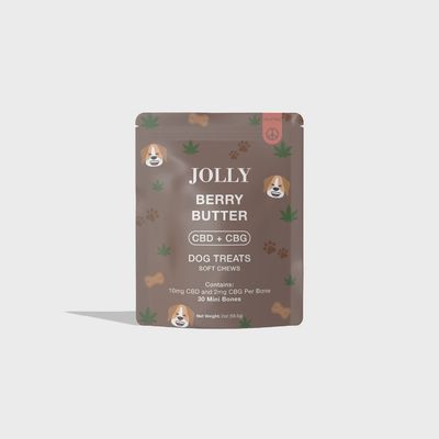 Jolly | Berry Butter Dog Treats 10mg CBD 2mg CBG - 30ct.