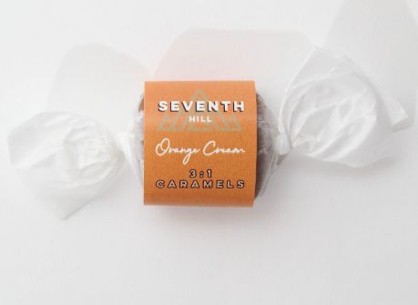 Seventh Hill 3:1 Delta 9THC:CBD Orange Cream Caramels- 30mg Delta  9 | 10mg CBD