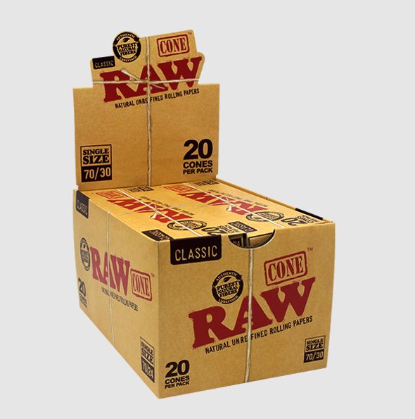 Raw Classic Cones 70mm/30mm [20pk]
