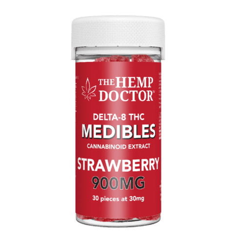 The Hemp Doctor Delta 8 THC Medibles, Flavor: Strawberry