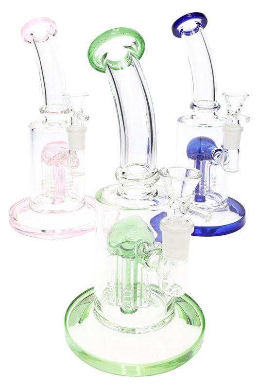 8.5&quot; Medium Stemless GoG Straight Shooter Water Pipe with Tree Perc