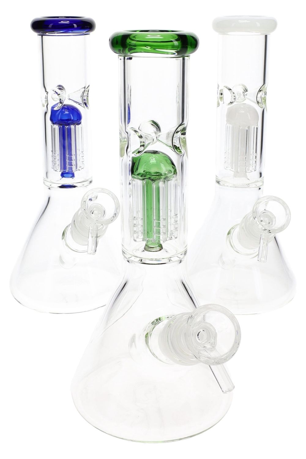 8.5&quot; Clear GoG Beaker Water Pipe with Tree Perc
