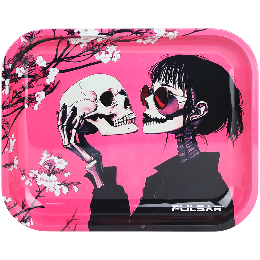 Pulsar | Large Rolling Tray Sakura Skulls