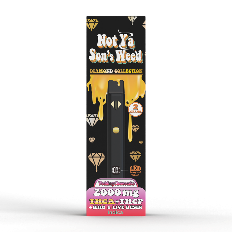 NYSW THCA Disposable: Wedding Cheesecake (Indica) - 2g