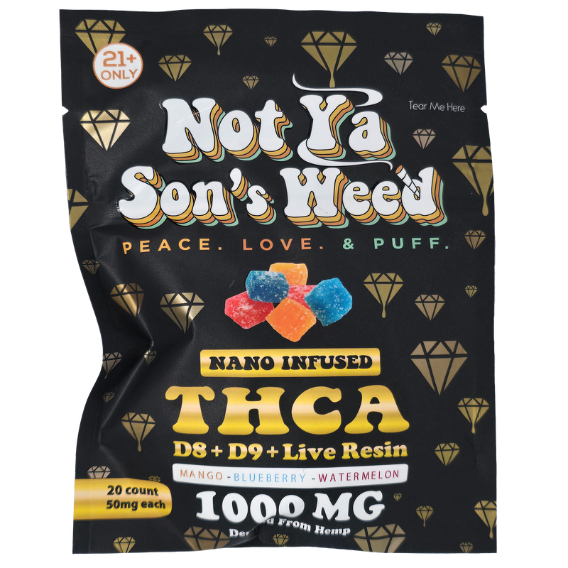 NYSW THCA Live Resin Gummies 20ct - 1000mg