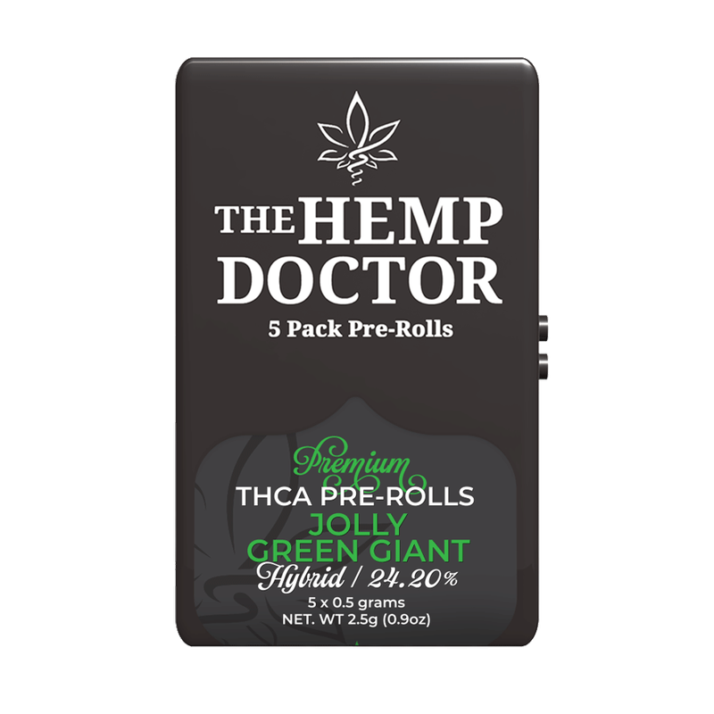 The Hemp Doctor | Half-Gram THCa Prerolls | 5 Pack