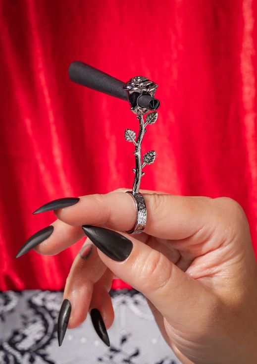 Canna Style | Gunmetal Rose Joint Holder