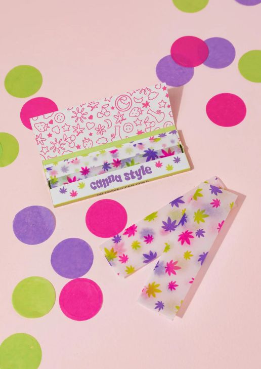Canna Style Pot Leaf Rolling Papers 1 1/4