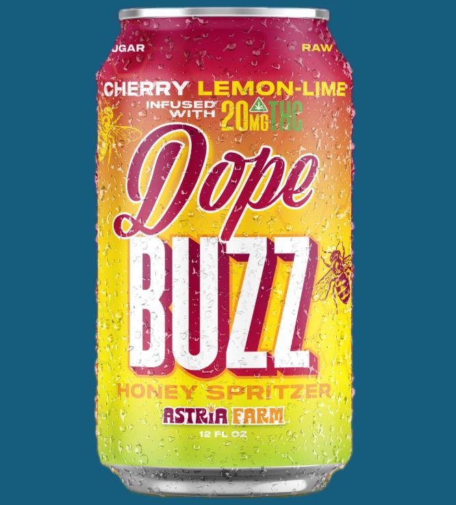 Astria Farm | Dope Buzz Cherry Lemon-Lime Honey Spritzer 20mg THC