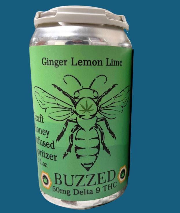 Astria Farm | Dope Buzz Ginger Lemon-Lime Honey Spritzer 50mg THC