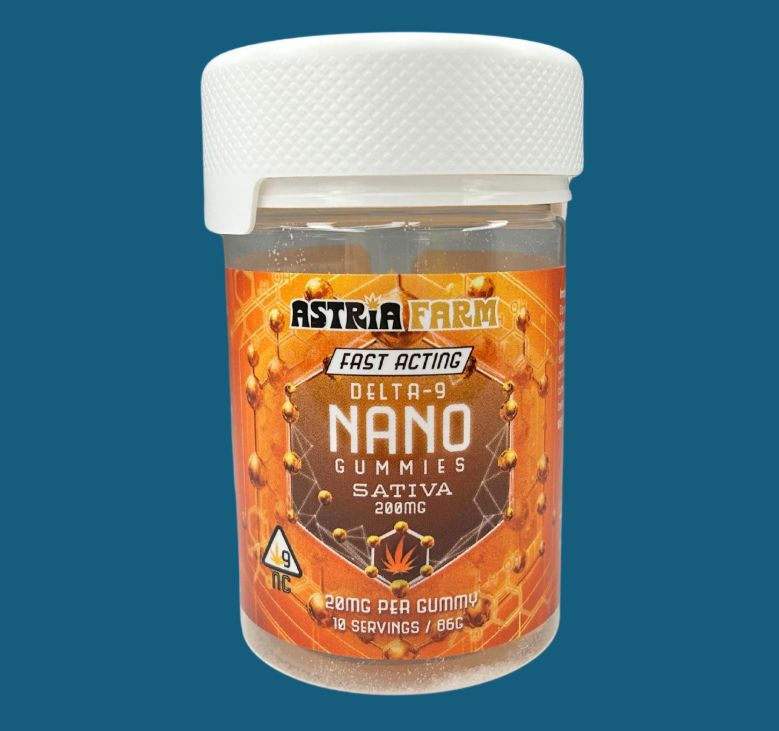 Astria Farm | Fast Acting Delta 9 Nano Gummies | Sativa 20mg