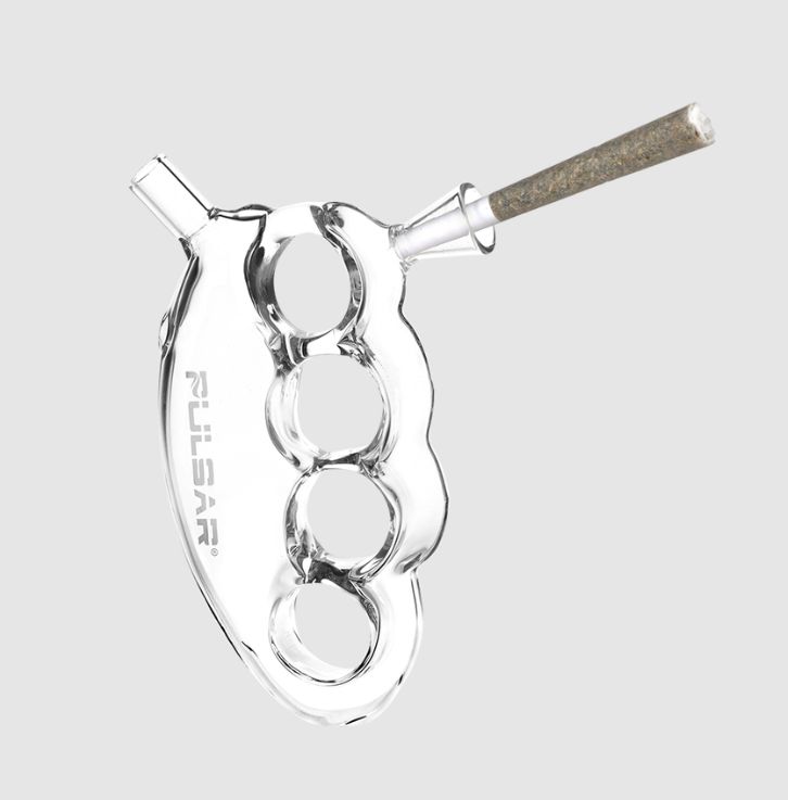 Pulsar | Knuckle Bubbler Glass Cone Holder | 5.5"