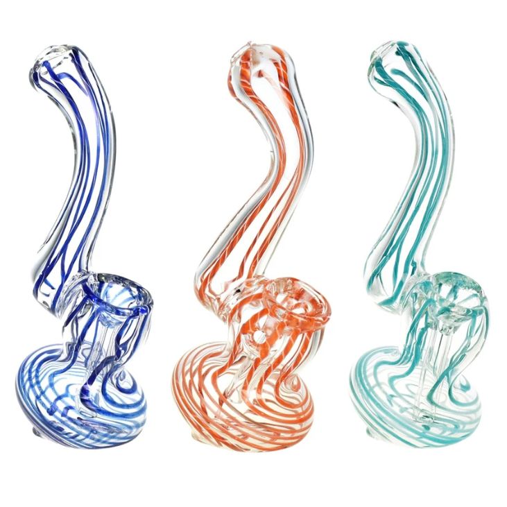 Swirling Potion Mini Glass Bubbler | 4"