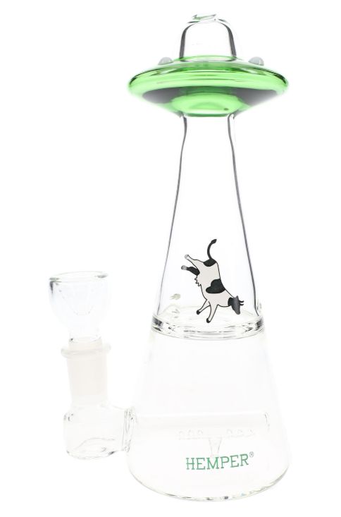 6" Hemper UFO Vortex 14.5 mm Glass Bong