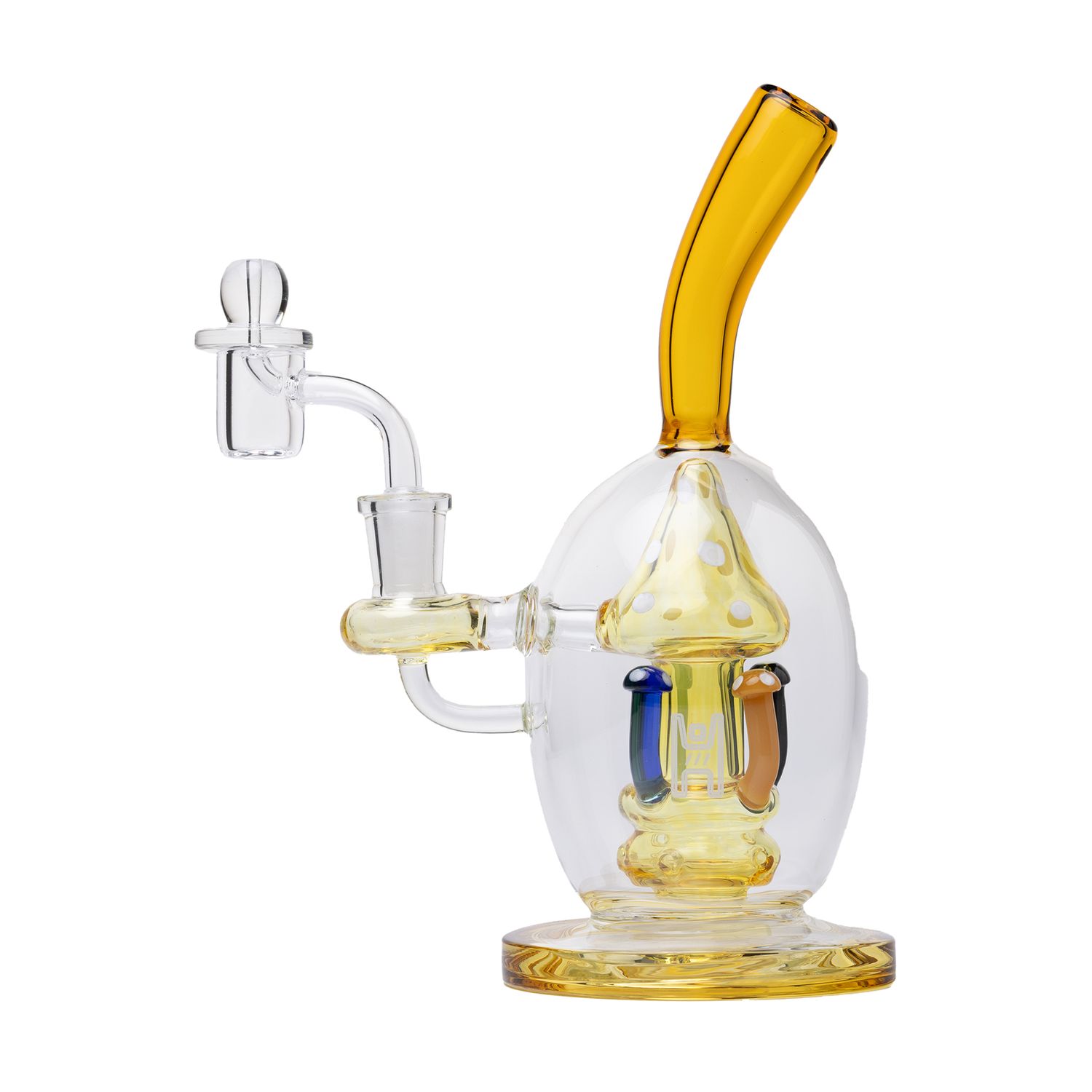 Mushroom Globe, Color: Amber