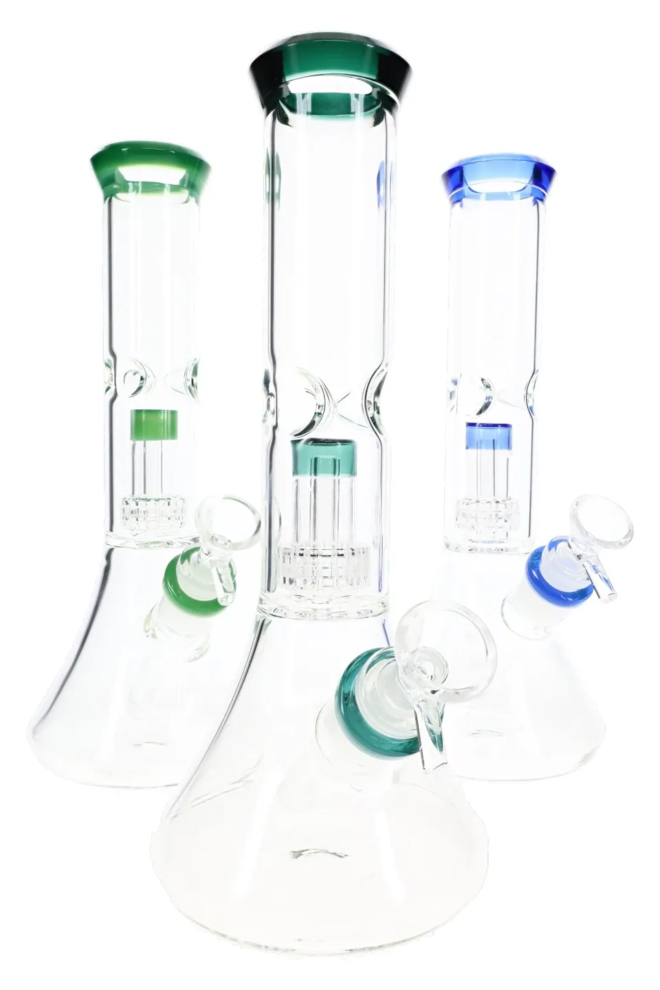 11" Glass Beaker Water Pipe with Dome Matrix Perc
