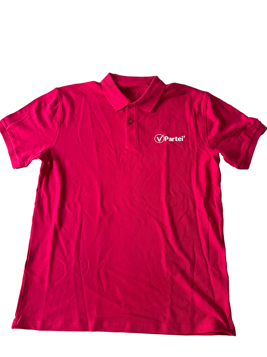 V-Partei³ Herren-Polohirt aus Baumwolle