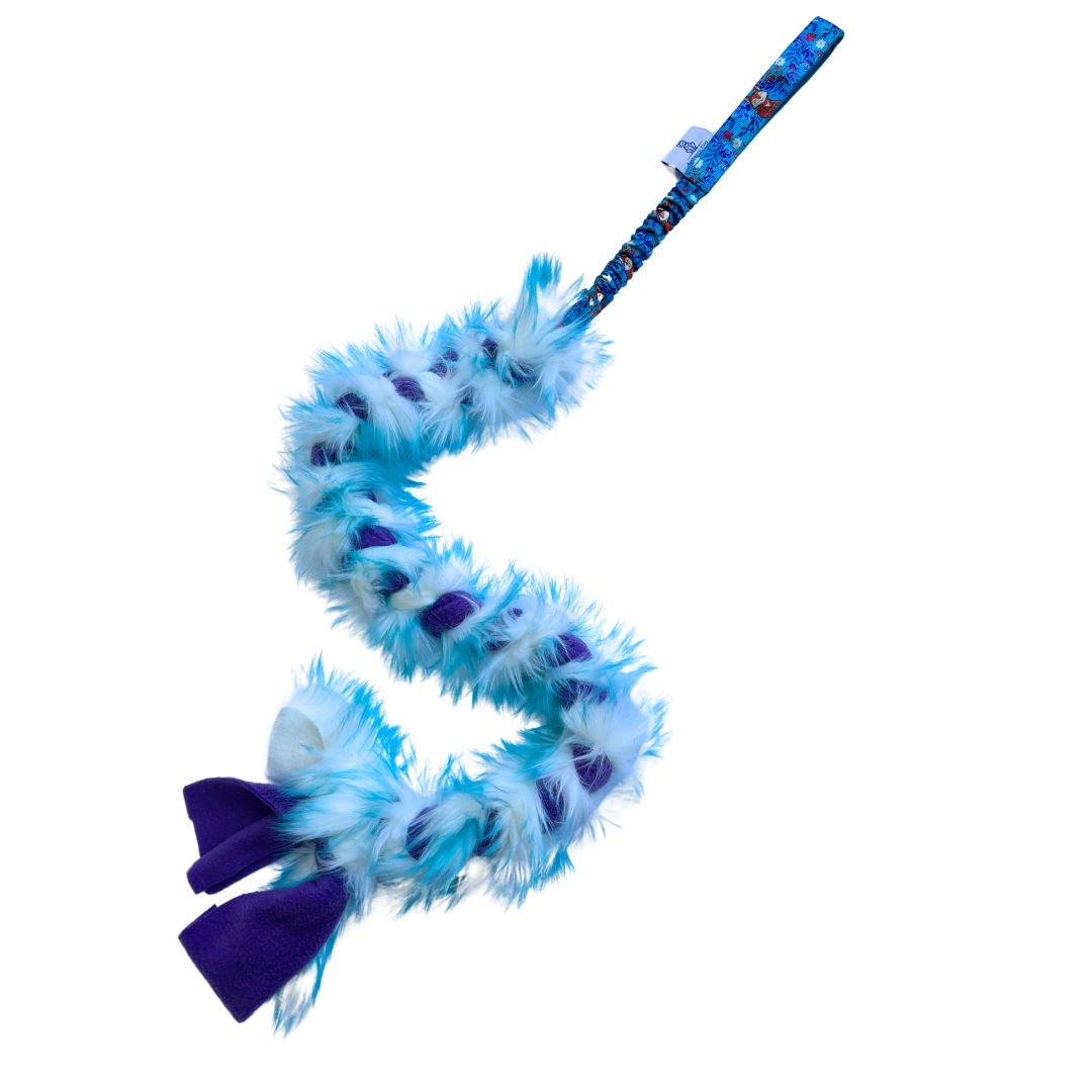 Fell und Fleece Zergel mit extra starken Bungee, 120 cm Schlepper