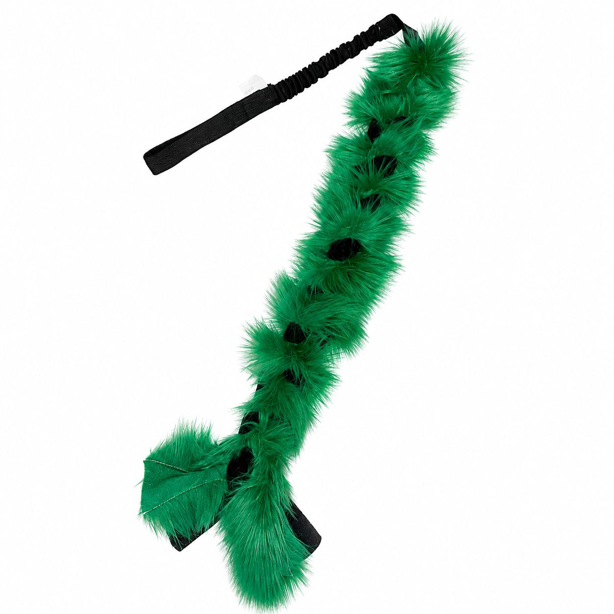 Fell und Fleece Zergel | robustes Hundespielzeug | Agility Hundesport Zergel mit extra festen Bungee, 100 cm Schlepper