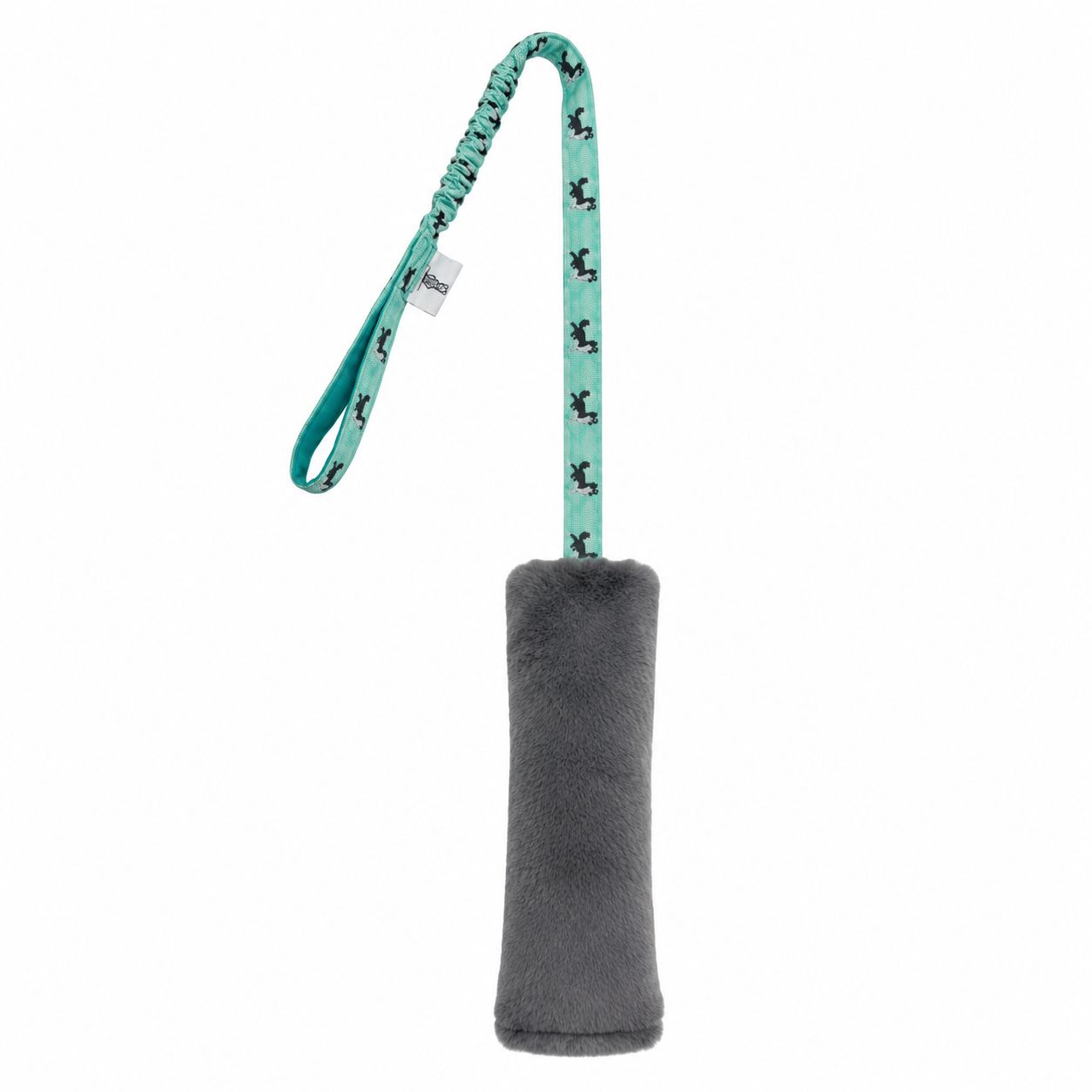 Kunstfell-Zergel lang mit extra festen Ruckdämpfer, innen mit Schaffell gepolstert, 96-99 cm