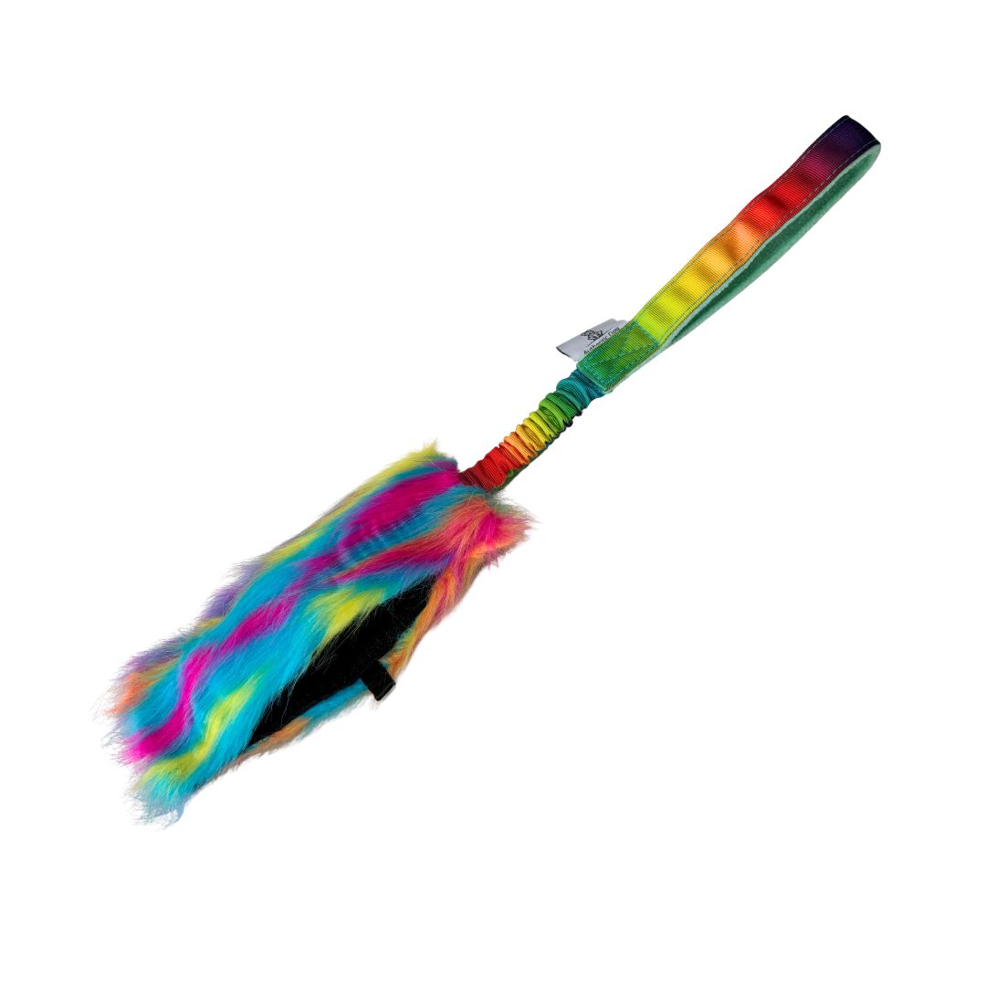 Futterbeutel Zergel mit Kunstfell und extra starkem Bungee