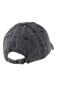 ACID WASHED BASEBALL CAP-GRAY