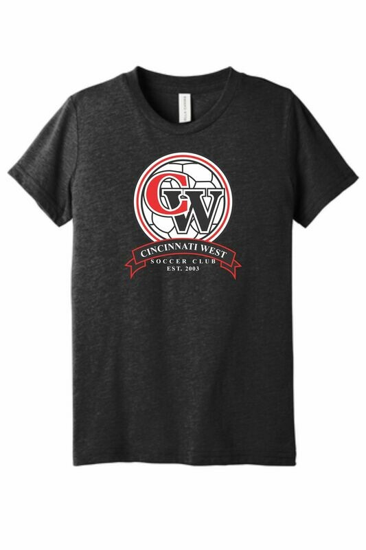 Black Triblend Short Sleeve Tee