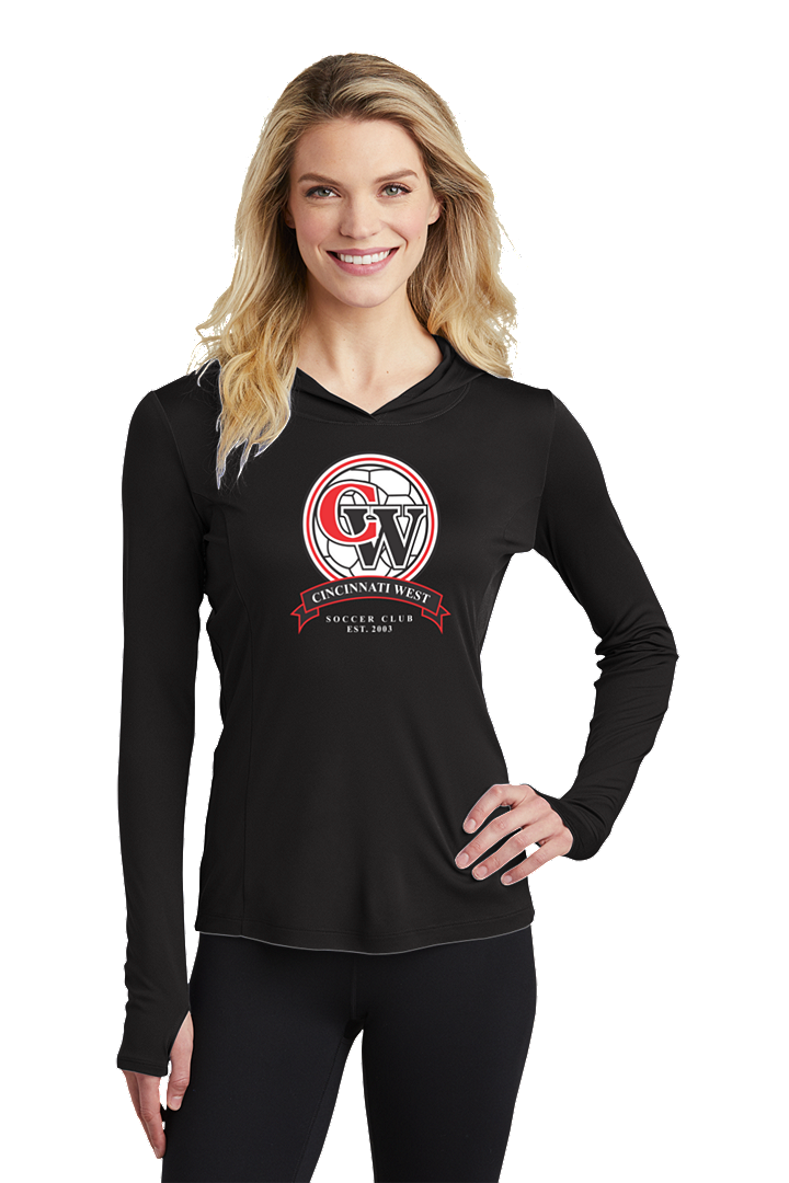 Sport-Tek Ladies PosiCharge Competitor Hooded Pullover
