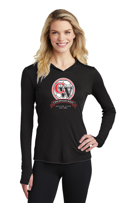 Sport-Tek Ladies PosiCharge Competitor Hooded Pullover