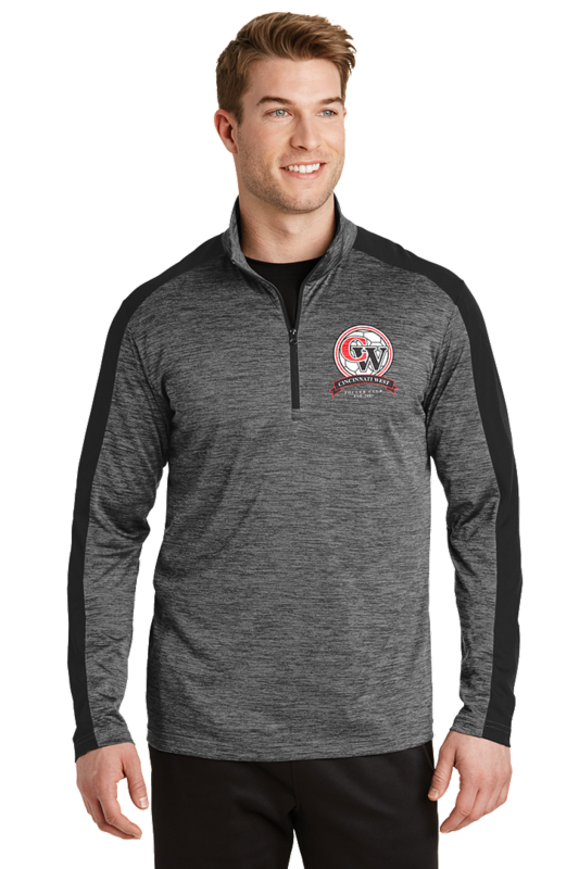 Sport-Tek PosiCharge Electric Heather Colorblock 1/4-Zip Pullover