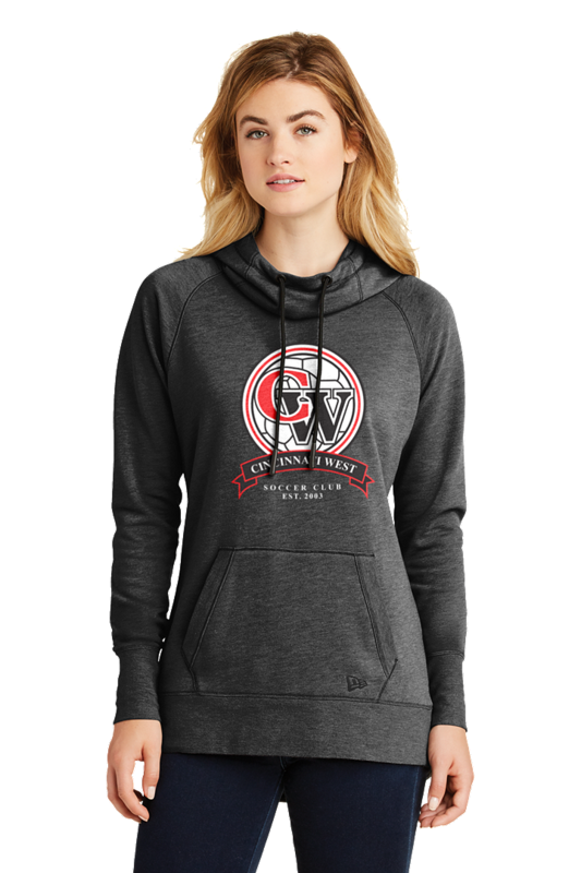 New Era Ladies Tri-Blend Fleece Pullover Hoodie