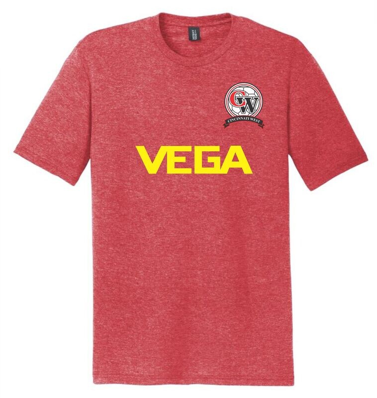 PRACTICE TEE VEGA RED