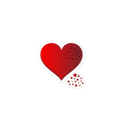Bubble-free Heart sticker